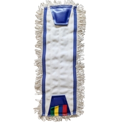 Mop płaski 40cm FLIPPER InterTom (ecru) bawełna / trapez PCV
